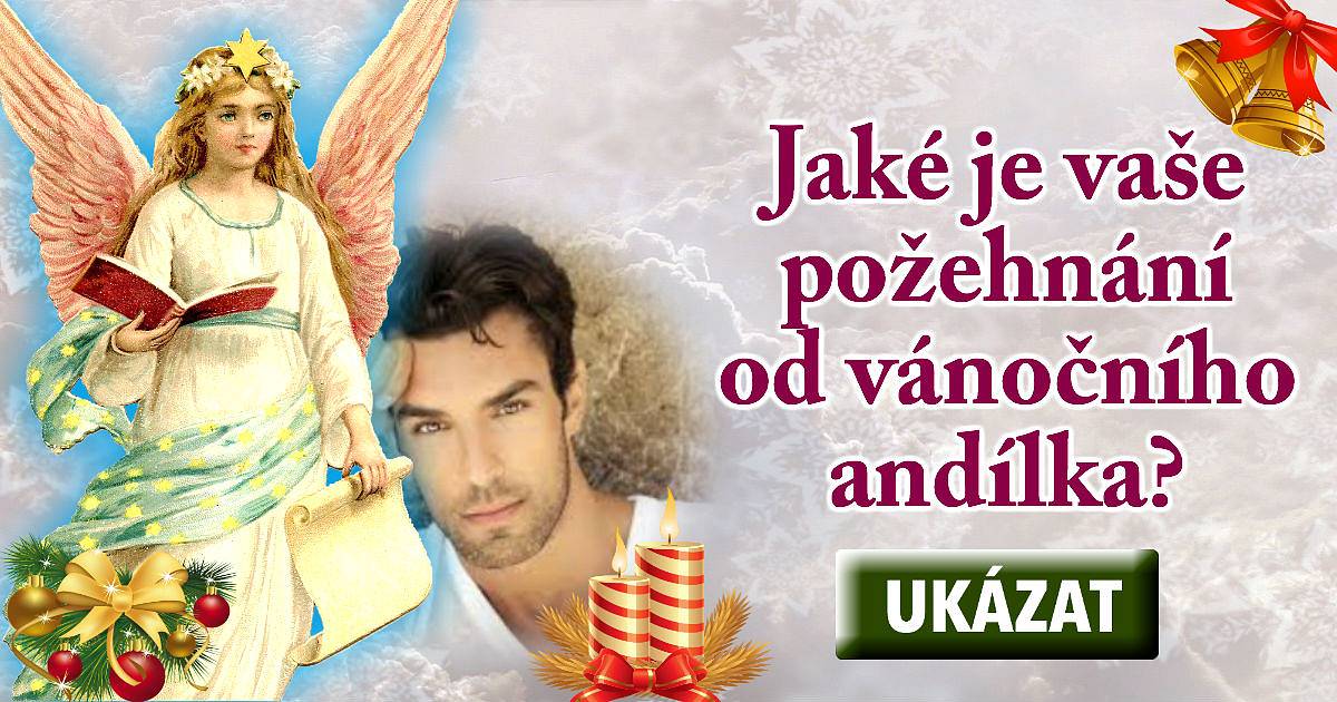 Vaše vánoční požehnání od andílka