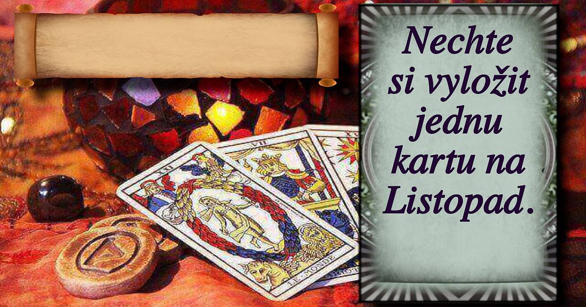 Nechte si vyložit jednu kartu na listopad.