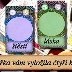 Kartářka vám vyložila čtyři karty. Chcete znát odpověď?