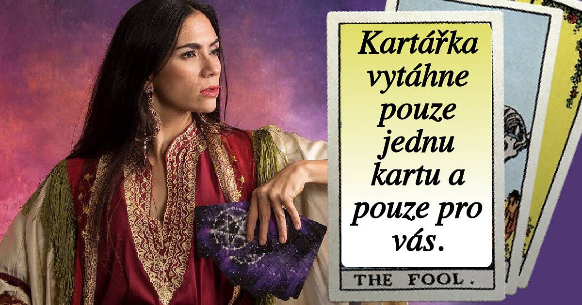 Kartářka vytáhne pouze jednu kartu a pouze pro vás.