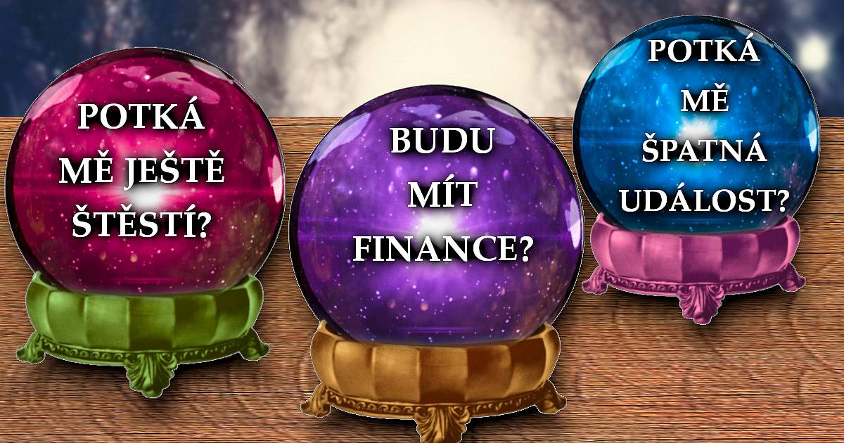 Tři magické koule. Zatřeste s nimi a dozvíte se odpovědi na důležité otázky.