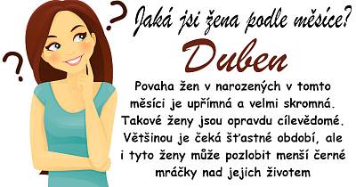 Jaká jsi žena podle měsíce narození? Co tě jako ženu ještě čeká?